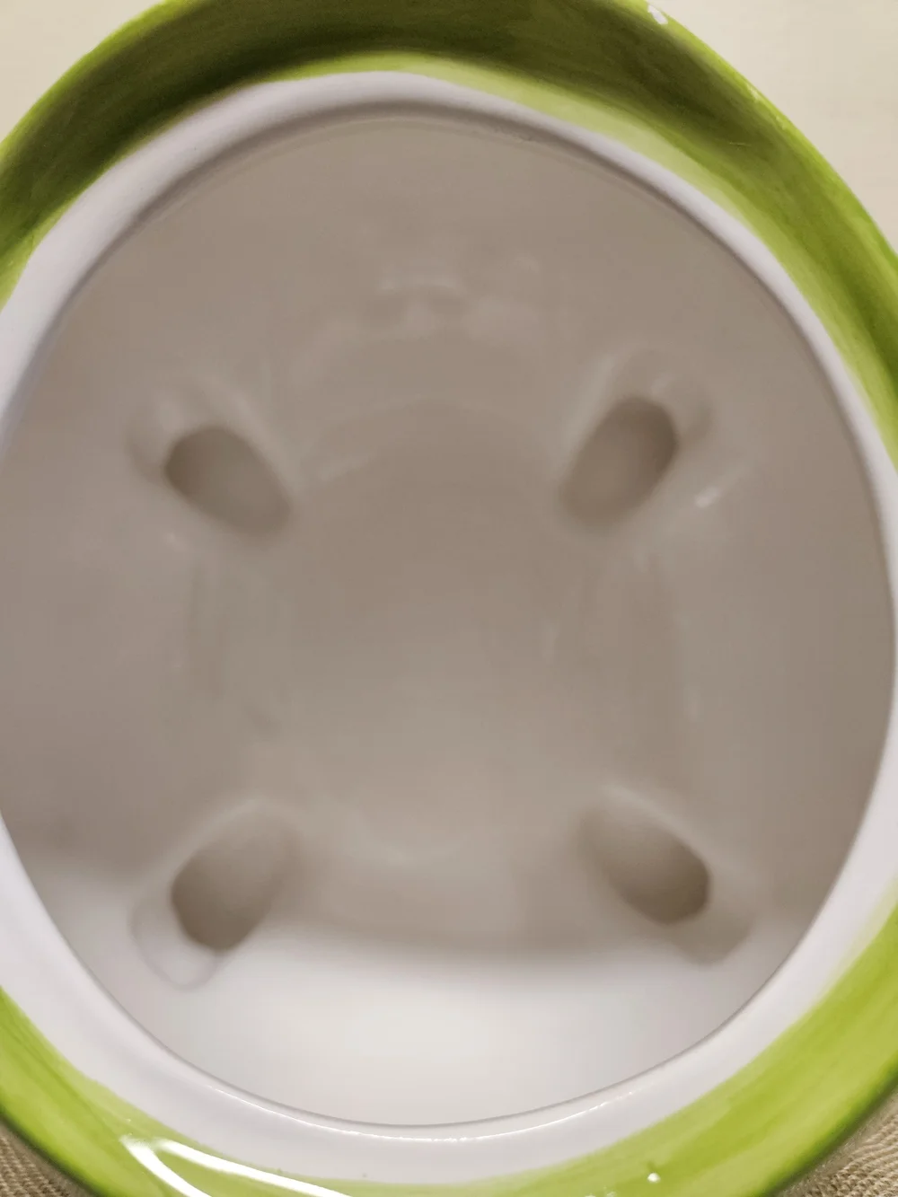 Toby Toad Ceramic Frog Cookie Jar